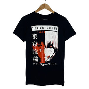 Tokyo Ghoul | Women | Black Ken Kaneki Graphic Short Sleeve Tee | Small